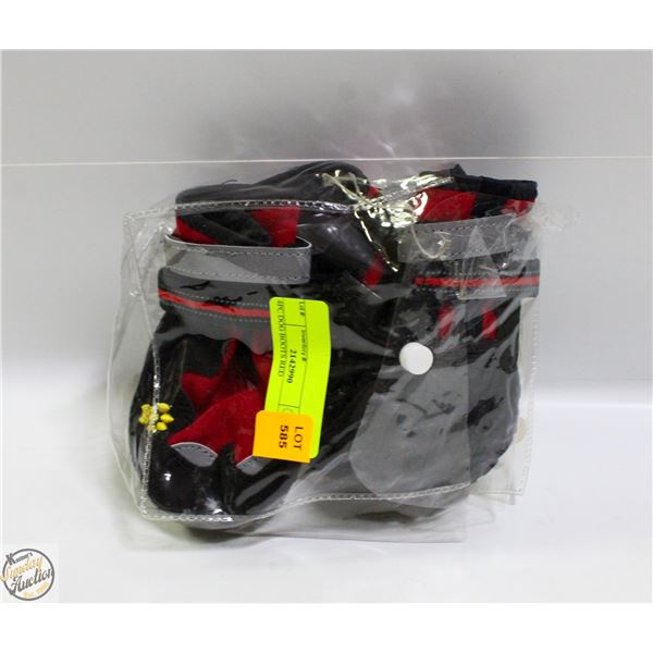 SET OF 4 DOG BOOTIES