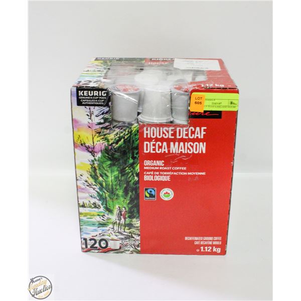 119 K CUP PODS KIRKLAND HOUSE DECAF