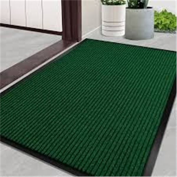 NEW HEAVY DUTY WELCOME MAT GREEN 72 X 48"