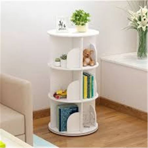 BRAND NEW YARKEESKY 3-TIER ROTATING BOOKCASE