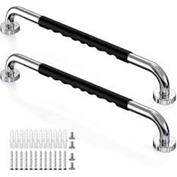 NEW 2PK LZPTYYSN 32" GRAB BARS ANTI SLIP BARS