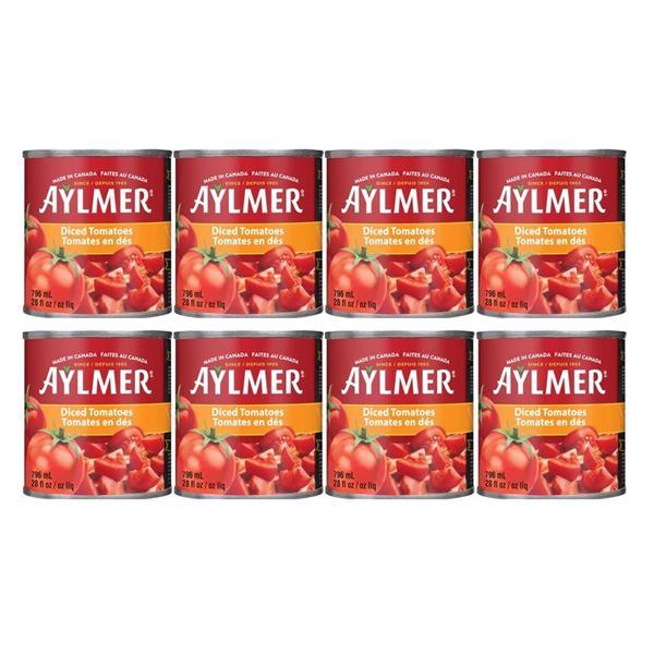 8 X 796ML AYLMER DICED TOMATOES