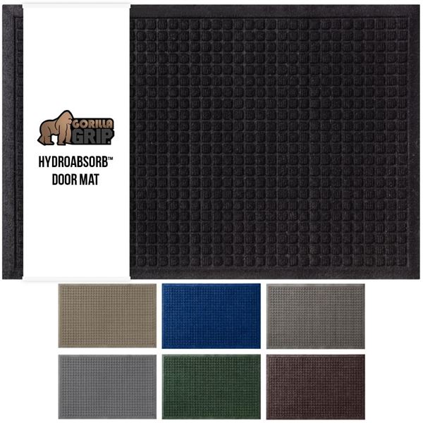 NEW GORILLA GRIP HYDROABSORB DOORMAT 35 X 23"