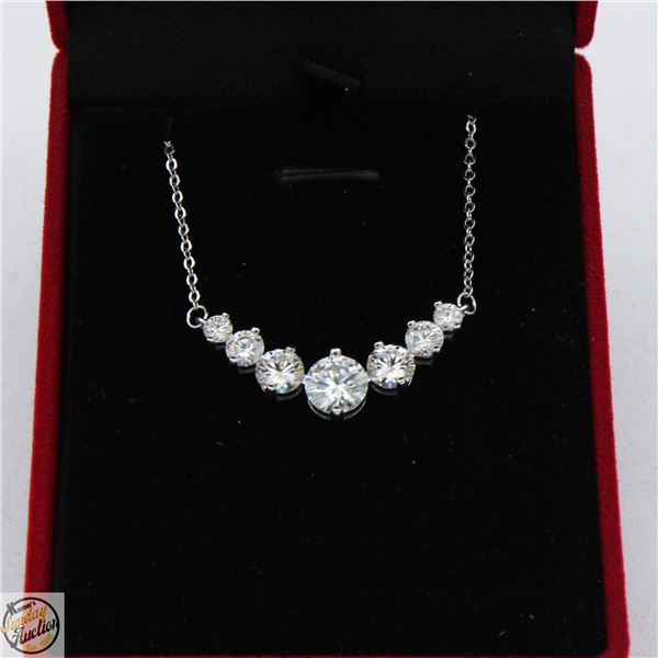 #3496-2.80 CT TW GRA CERTIFIED ROUND BRILLIANT CUT