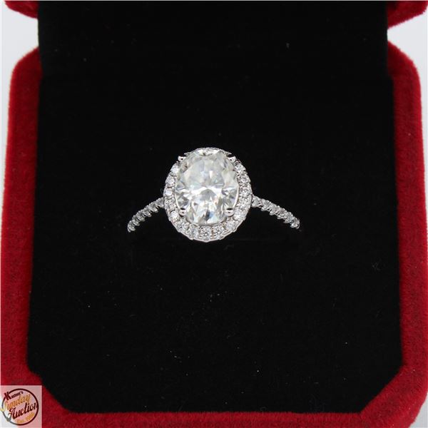 #3475-2.00 CT GRA CERTIFIED OVAL CUT MOISSANITE