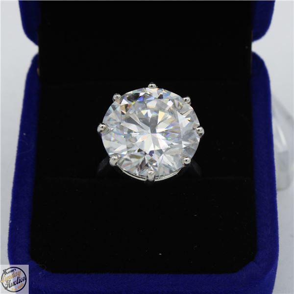 #3491-CUSTOM HAND SET 20.00 CT GRA CERTIFIED