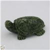 Image 1 : #3511-EMERALD GREEN JADE TURTLE