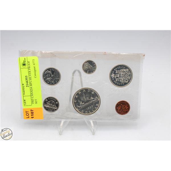 1965 CANADA 80% SILVER PROOF SET