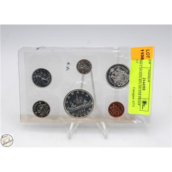 1966 CANADA 80% SILVER PROOF SET