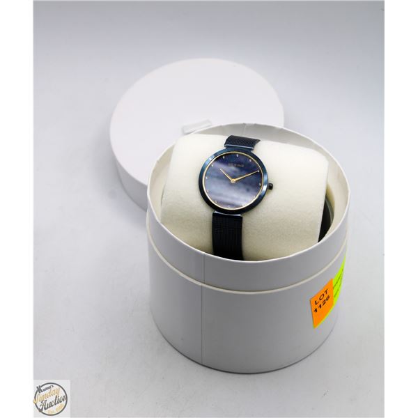 NEW LADIES BERING WATCH, 33MM CASE