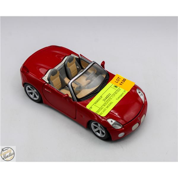 PONTIAC SOLSTICE 1:24 SCALE DIECAST MODEL