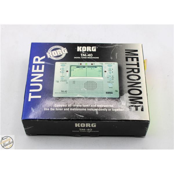 KORG TM-40 TUNER & METRONOME