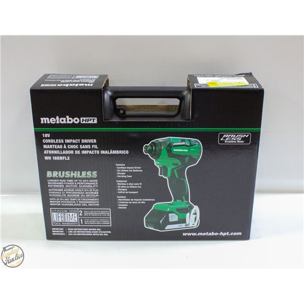 BRAND NEW METABO HPT 18VOLT CORDLESS IMPACT DRIVER
