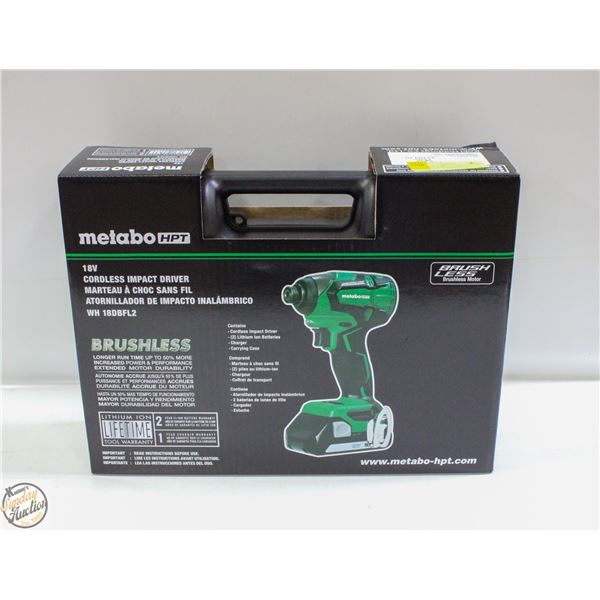 BRAND NEW METABO HPT 18VOLT CORDLESS IMPACT DRIVER