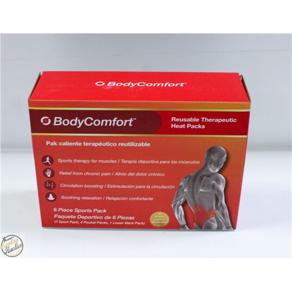 BRAND NEW BODY COMFORT 6 PIECE THERAPEUTIC HEAT