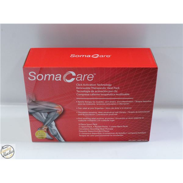 BRAND NEW SOMA CARE 6 PIECE SPORTS PACK OF