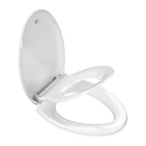 NEW YASFEL TOILET SEAT WHITE 18.5"