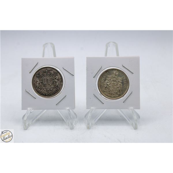 CANADIAN 50 CENT PIECE 1944, 1965