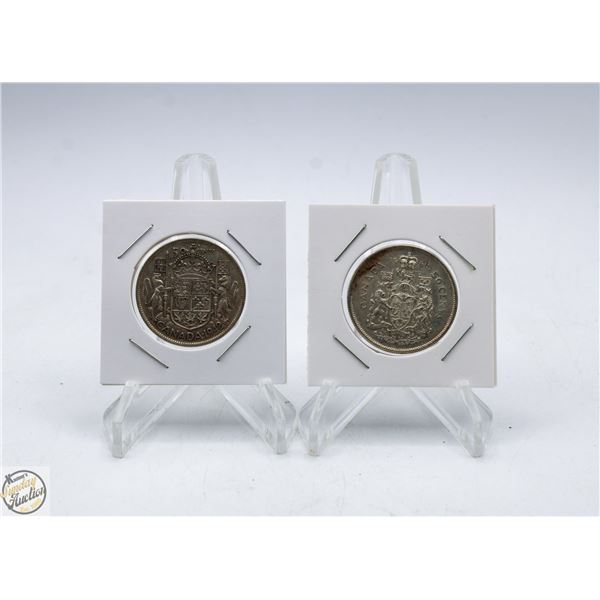 CANADIAN 50 CENT PIECE 1942, 1966