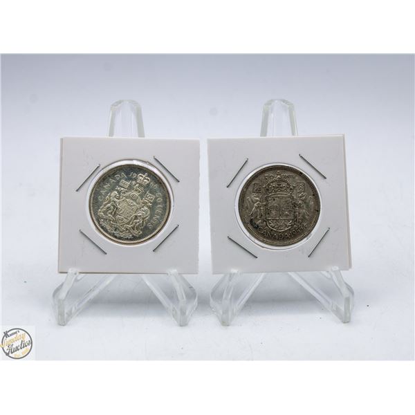 CANADIAN 50 CENT PIECE 1955, 1966