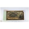 Image 1 : 1900 25 CENT SHINPLASTER NOTE