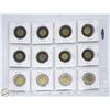 Image 2 : LOT OF 12 COMMEMORATIVE COINS
