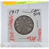 Image 1 : 1917 GEORGE V 50 CENT SILVER