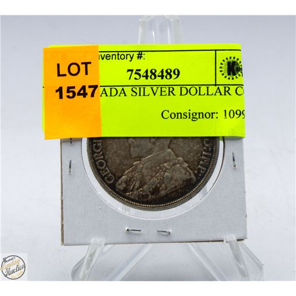 1936 CANADA SILVER DOLLAR COIN