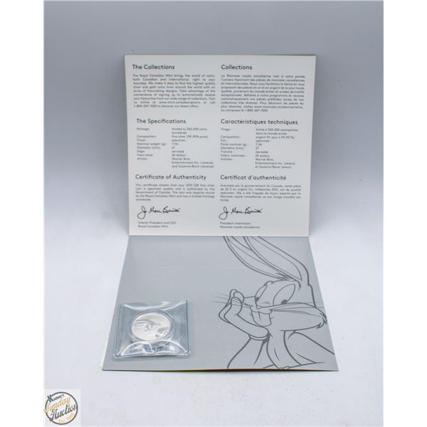 2015 CANADA 20 DOLLAR SILVER ‘BUGS BUNNY’