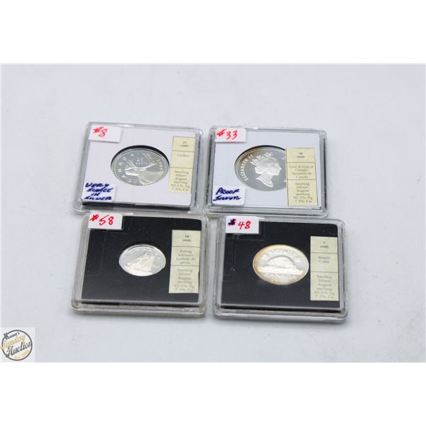 2000 CANADA 4 COIN SILVER PROOF SET