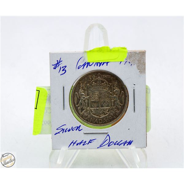 1946 CANADA 50 CENT SILVER COIN