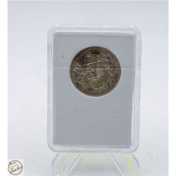1951 CANADA 50 CENT SILVER COIN