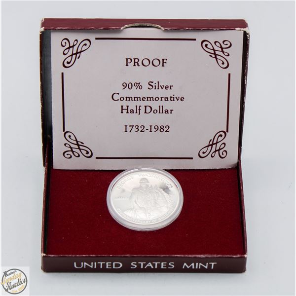 1982 US GEORGE WASHINGTON SILVER HALF