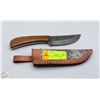 Image 1 : DAMASCUS HUNTING KNIFE