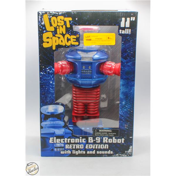 LOST IN SPACE ELECTRONIC B-9 ROBOT RETRO