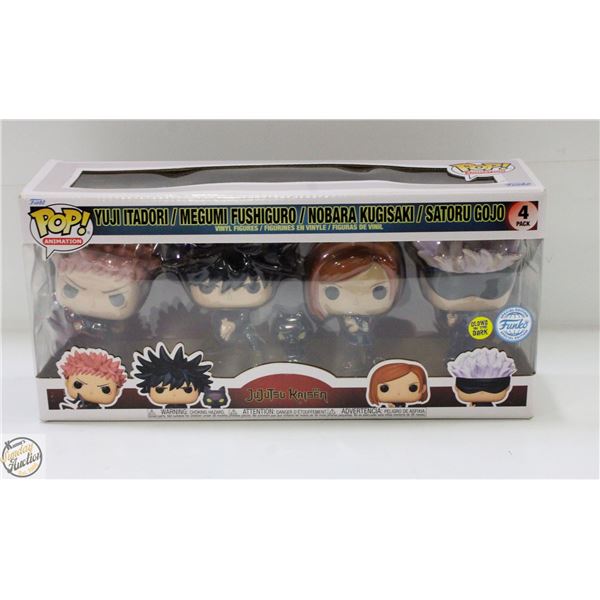 NEW/BOX FUNKO POP JUJUTSU KAISEN 4 PK SPECIAL