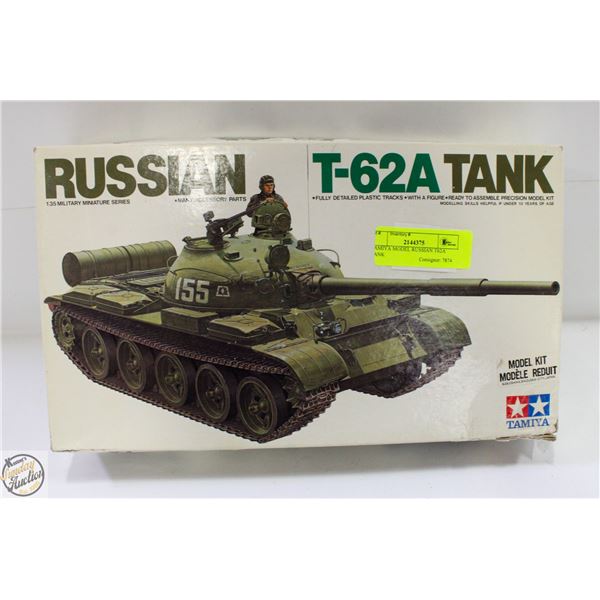 TAMIYA MODEL RUSSIAN T62A TANK