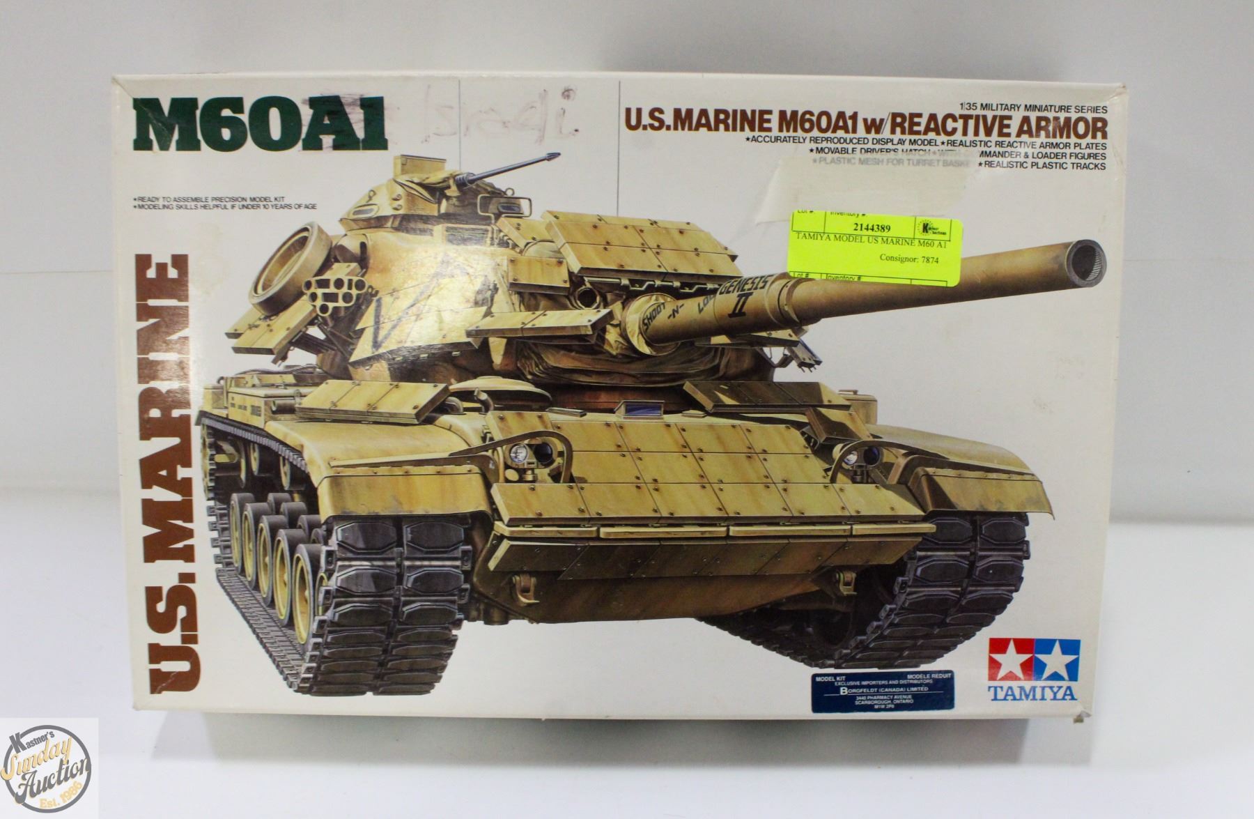 TAMIYA MODEL US MARINE M60 A1
