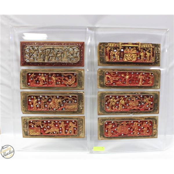 LOT OF 2 DECORATIVE WALL PIECES