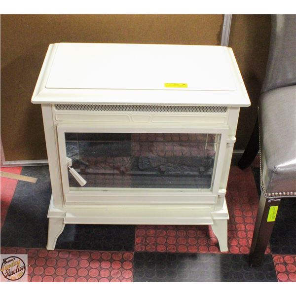 ELECTRIC WHITE FIRE PLACE 25"TX24"WX15D