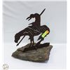 Image 1 : ESTATE "END OF THE TRAIL" STATUE METAL +