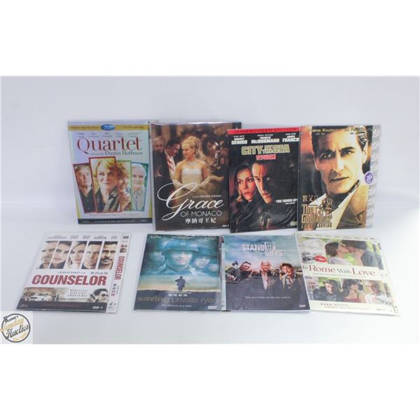 NEW 8 SINGLE SIDED SONY DISC MOVIES