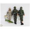 Image 1 : 3 GI JOE DOLLS