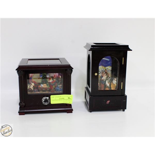 CHRISTMAS MUSIC BOX SET OF 2