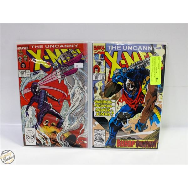 UNCANNY X-MEN #230 & 280 COLLECTOR COMICS