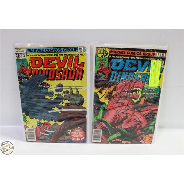 DEVIL DINOSAUR #3 & 8 COLLECTOR COMICS