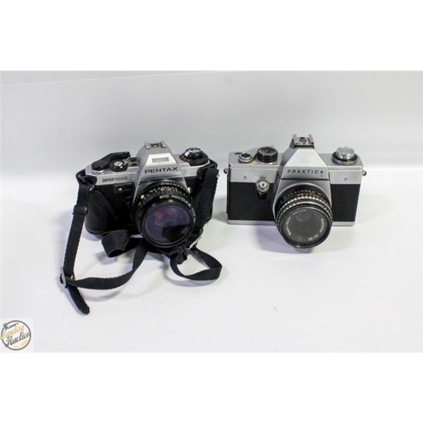 LOT OF 2 ANTIQUE CAMERAS
