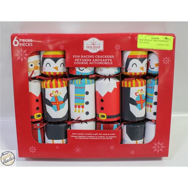 NEW HOLIDAY TIME FUN RACING CRACKERS