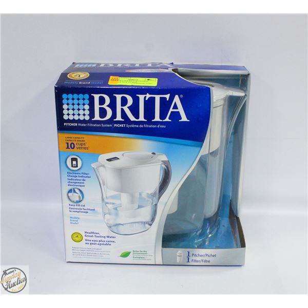 BRITA WATER FILTER SYSTEM PITCHER NEW IN BOX