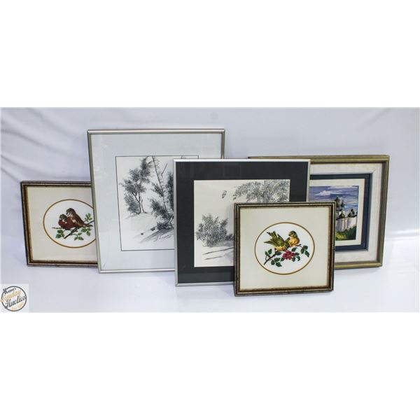 VARIETY OF ART PRINTS/PAINTING